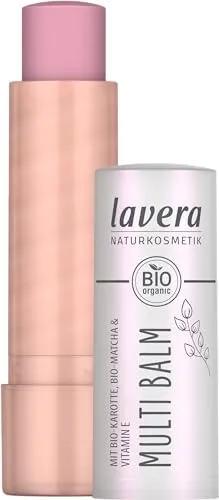 lavera Multi Balm Cloudy Pink 02 - Vielseitiger Farb- und Pflege-Stick für Augen, Lippen & Wangen - Vielseitiger Multi Balm für einen frischen Glow: Ideal für Augen, Lippen und Wangen. Die cremige Textur sorgt für individuelle Farbintensität und pflegt die Haut sanft. Vegan und ohne schädliche Zusätze – für ein gutes Gefühl.