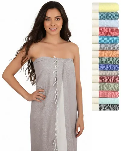 furora HOLIDAY Saunatuch XXL 100x200 cm - Saunahandtuch für Damen und Herren aus 100% Bio-Baumwolle, besonders saugfähig und ideal für Wellness und Sauna.