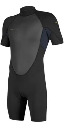 O'Neill Youth Reactor-2 2mm Back Zip S/S Spring Kinder Neoprenanzug - Flexibler Kinder-Neoprenanzug aus 2 mm Ultrafelex Neopren für optimalen Tragekomfort beim Surfen und Kiten. Mit windabweisenden Panels und einfachem An- und Ausziehen dank Back-Zip. Ideal für Wassertemperaturen von 16-20 °C.
