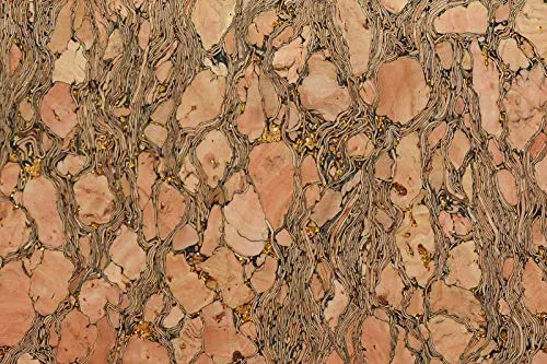 Korkstoff Meterware 75 x 140cm Kork Natur Korkleder vegane Leder Alternative, Variante:Variante 3