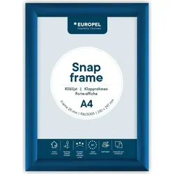 EUROPEL Plakatrahmen DIN A4 25 mm blau