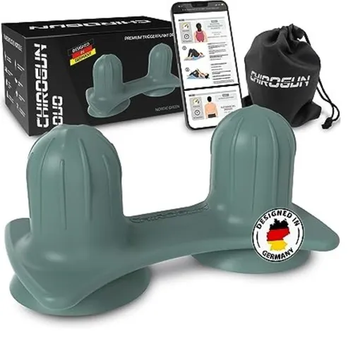 CHIROGUN Saugglocke mit Massagerollen Chirogun DuoTrigger, Triggerpunkt Duo, Anwendungsbeispiele
