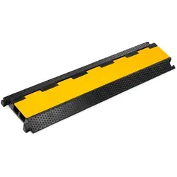 Pronomic Protector 2-100L Kabelbrücke - Kabelrampe/Überfahrschutz für Außeneinsatz, belastbar bis 7,5 t, perfekt für Veranstaltungen und Baustellen.