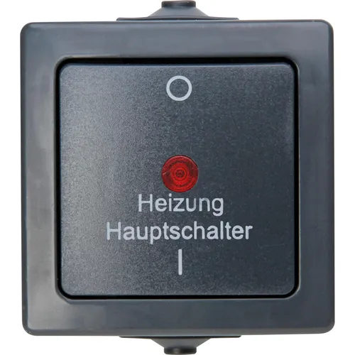 Kopp NAUTIC – Heizungshauptschalter, Farbe: Anthrazit von Kopp