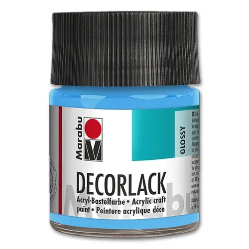  Decorlack Acryl glossy - Nr. 090 hellblau Marabu 113005090, 50ml 87€/L