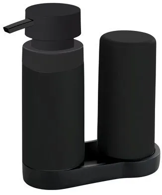 WENKO Easy Squeez-e Spülstation Schwarz in schwarz von WENKO