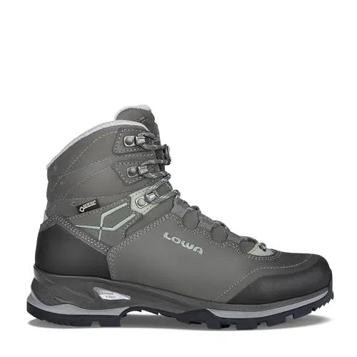 LOWA Stiefel mittel LADY LIGHT GTX [2024] - Graphit/Jade, Größe 37 - Wanderschuhe für Damen, wasserdicht und atmungsaktiv dank GORE-TEX. Perfekte Passform für mittelbreite Füße und wiederbesohlbar für lange Haltbarkeit.
