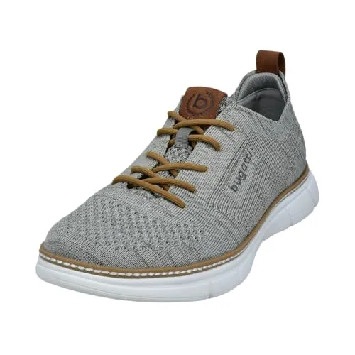 bugatti man Herren Low-Top Sneaker – Bequeme Schnürschuhe für Freizeit und Alltag