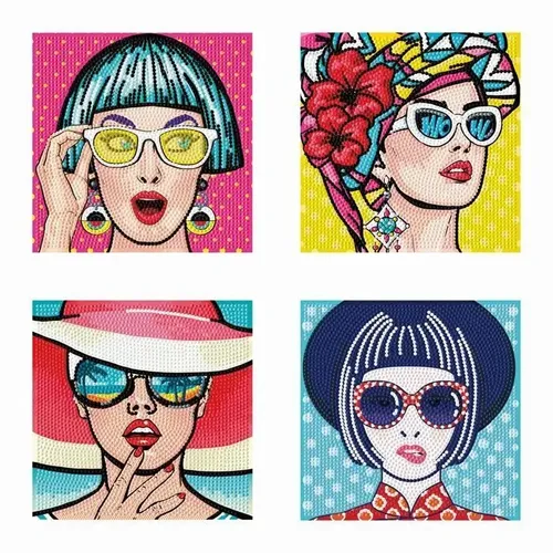 Diamond Dotz Diamond Painting Mini Moderne Frauen (61540591) - Kreatives Diamond Painting Set für moderne Frauen, ideal für entspannende Stunden und stilvolle Verzierungen. Perfekt für DIY-Projekte und zur individuellen Gestaltung.