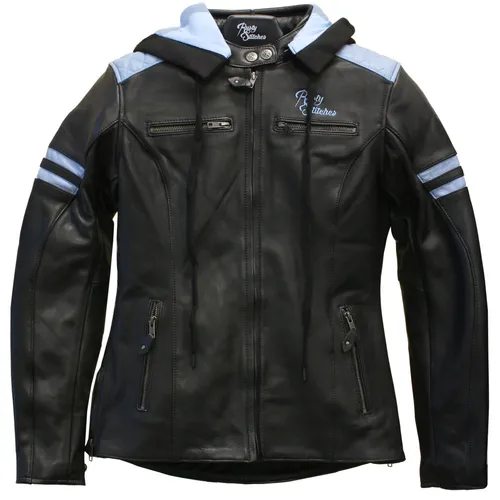 Damen Motorrad Leder Jacke 42