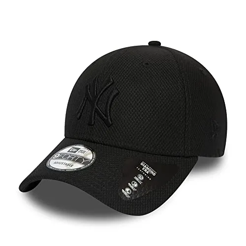 New Era New York Yankees MLB Diamond Era Cap - Verstellbare 9Forty One-Size - Stylische Cap der New York Yankees mit gebogenem Schirm und gesticktem Teamlogo | Einheitsgröße mit verstellbarem Verschluss für optimalen Tragekomfort | Hochwertiges, langlebiges Material für Fans der MLB.
