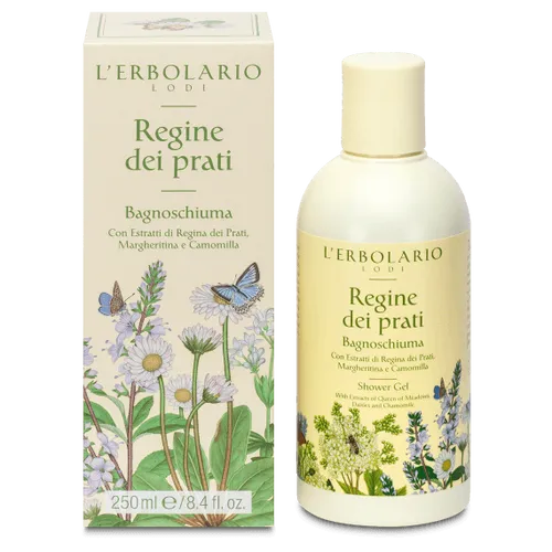 L'erbolario Schaumbad Dusche Queens Der Wiesen 250ml - Duschlotion mit empfindlicher Formel, verwöhnt die Haut und sorgt für ein entspannendes Duscherlebnis.