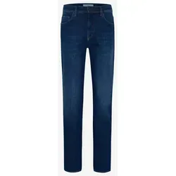 Brax 5-Pocket-Jeans blau 34/32 - Hochwertige Jeans in dark blue used, mit 82% Baumwolle für optimalen Tragekomfort und pflegeleichter Handhabung, ideal für jeden Anlass.