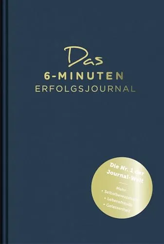 Das 6-Minuten-Erfolgsjournal (petrol) - Geschenkbuch für Glück & Erfolg: Erreichen Sie fokussiert und gelassen Ihre Ziele mit diesem innovativen Journal.