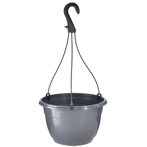 Elegante Blumenampel für Hängepflanzen mit Wasserdurchlauf