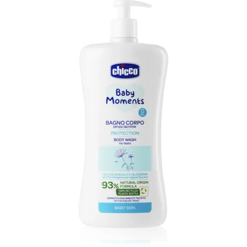 Chicco Baby Moments Protection Shampoo für den ganzen Körper für Kinder ab der Geburt 0 m+ 750 ml