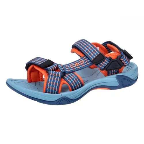 CMP Unisex_Child Kids Hamal Hiking Sandal, Bluesteel Flame, 32 EU