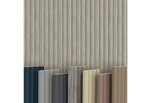 Hexim Wanddekoobjekt Wave Standard Sonoma Oak (Wave Lamellen 2,75m MDF Lamellenwand Wandpaneele Lamellenverkleidung Wandverkleidung Akusiktpaneele Holzpaneele Natur Holz (1 Paneel, Wave Standard Sonoma Oak)