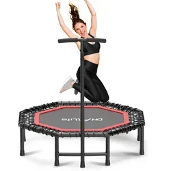 DH FitLife Klappbares Fitness Trampolin Ø121cm