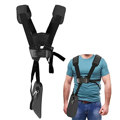 YOUSHARES Schultergurt Gurt Doppelschultergur, Tragegurt Motorsense Rasentrimmer Cutter Trimmer Shoulder Strap für Stihl FS Freischneider Stihl Ersatzteile, Schwarz