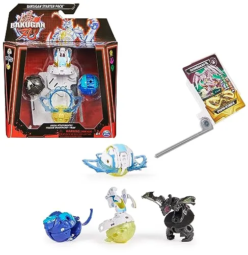 Bakugan 3.0 Starter Pack mit 3 Bällen, individuell zusammenstellbare Actionfiguren mit Charakterkarte zum Sammeln, unterschiedliche Varianten, für Kinder ab 6 Jahren