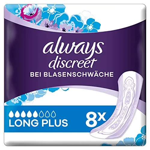 Always Discreet Inkontinenz Einlagen+ Long Plus 8 St
