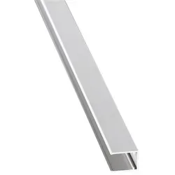 Alu-U-Profil 1,6 cm Easy-click Eloxiert 300 cm