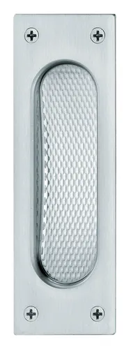 FSB Schiebetür-Einlassmuschel Profilzylinder PZ 0 42 4211 eckig Aluminium F1