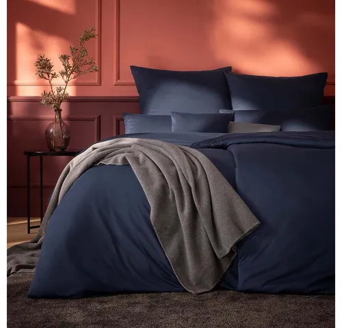 Estella Bettwäsche Takoma, Mako-Interlock-Jersey blau in blau von ESTELLA