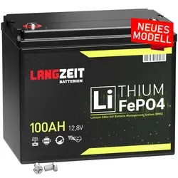 LiFePO4 100Ah 12V Lithium Batterie für Solar & Wohnmobil