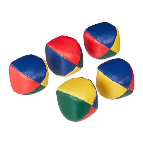 Jonglierbälle Juggling Balls Jonglierball-Set bunt 100 g Jonglierbälle 5er Set