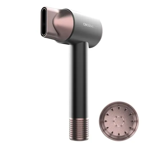 Cecotec Ionen-Haartrockner DryGlam 2in1 Sensor Schwarz – 1400 W, 110.000 U/min, Temperatursensor