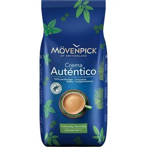 Mövenpick Kaffee El Autentico, ganze Bohnen, 1 kg - Vollmundiger Kaffee aus Arabica und Robusta, ideal für Kaffeevollautomaten. Rainforest-Alliance-zertifiziert mit kräftigem Geschmack und langanhaltender Crema. Perfekt für Kaffeeliebhaber!