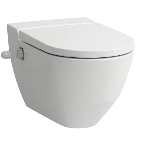Wand-Dusch-Tiefspül-WC „Cleanet Navia“ 370 × 380 mm von LAUFEN