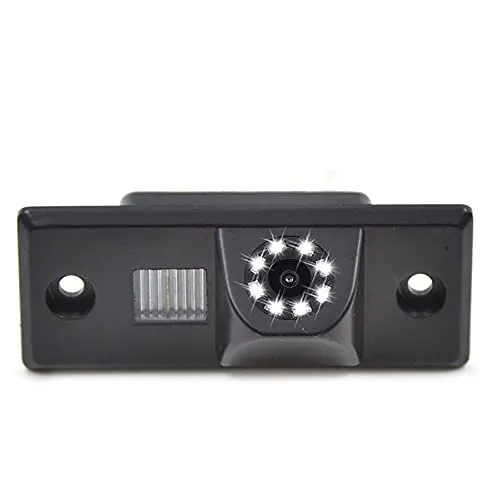 【8 LED Nachtsicht】 Hochwertige Kennzeichenleuchte Rückfahrkamera, Ersatz für VW Golf Variant MK4/5/Tiguan/Touareg/Polo 3C/Jetta/Passat/Sharan/Bora/Skoda Scirocco Fabia/Audi TT 8J/Porsche Cayenne