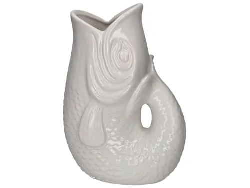Giftcompany Weinkühler Monsieur Glacon – Stilvoller Weißer Weinkühler - Monsieur Glacon Weinkühler von Giftcompany: 29,7 cm hoch, aus robustem Steingut, ideal für Wein- und Sektflaschen. Charmantes Design bringt Freude bei jedem Anlass!