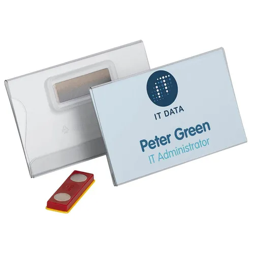 DURABLE Namensschilder mit Magnet 9,0 x 5,4 cm von DURABLE