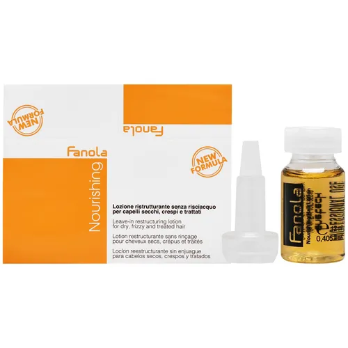 Fanola Nourishing Ampullen 12x12ml, Intensive Pflege für trockenes Haar
