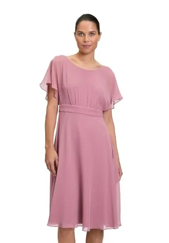 Vera Mont Damen Cocktailkleid Kurzarm 36, Desert Rose in pink von Vera Mont