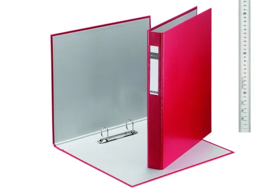 LEITZ Ringbuch 2-Ringe DIN A4 4 cm rot 42100025