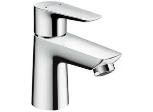 Hansgrohe Talis E Waschtischmischer 80 - Waschtischarmatur mit Push-Open Ablaufgarnitur, ideal für Durchlauferhitzer, bietet Komfort und moderne Eleganz im Bad.