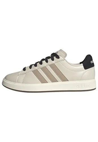 adidas Herren Grand Court 2.0 Schuhe - Stilvolle Sneakers in Alumina/Blanch Cargo - Herren-Sneaker mit regulärer Passform, Cloudfoam Zwischensohle für hohen Komfort und Gummiaußensohle für optimale Griffigkeit.