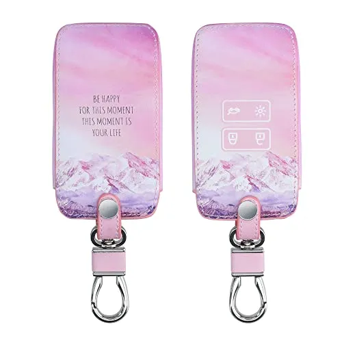 kwmobile Autoschlüssel Hülle kompatibel mit Renault 4-Tasten Smartkey Autoschlüssel (nur Keyless Go)