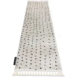 rugsX Teppich, Creme, Textil, Rechteckig, 80x200 cm, Teppiche & Böden, Teppiche, Hochflorteppiche & Shaggys