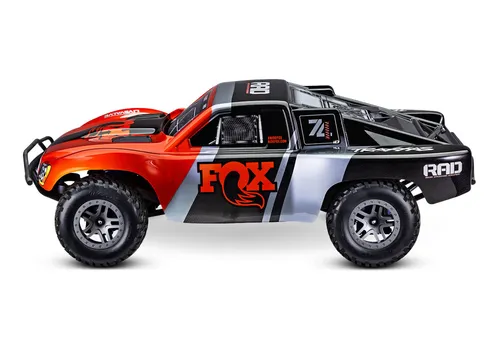 Traxxas Slash 4X4 BL-2s Brushless FOX - 1/10 Short Course Truck - RC-Modelle mit Allradantrieb für Offroad-Abenteuer, ausgestattet mit leistungsstarkem Brushless-Motor und fast bereit für den Einsatz!