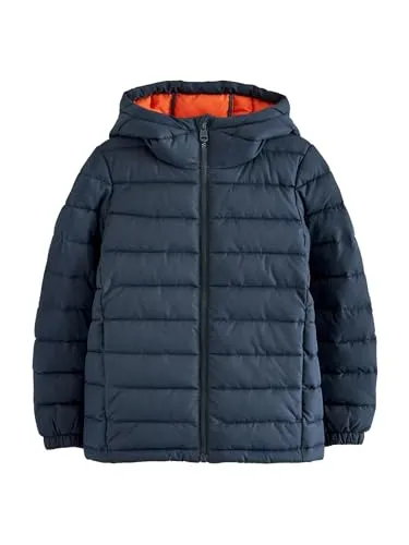 NEXT Jungen Gesteppte, mittelschwere Kapuzenjacke Marineblau 116