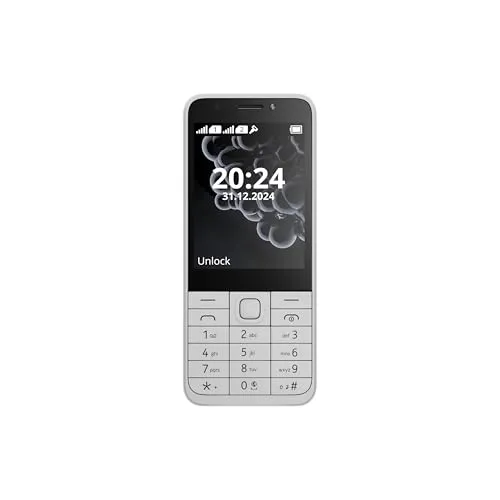 Nokia 230 2024 Weiß – Einfaches Handy mit Tastatur von Nokia