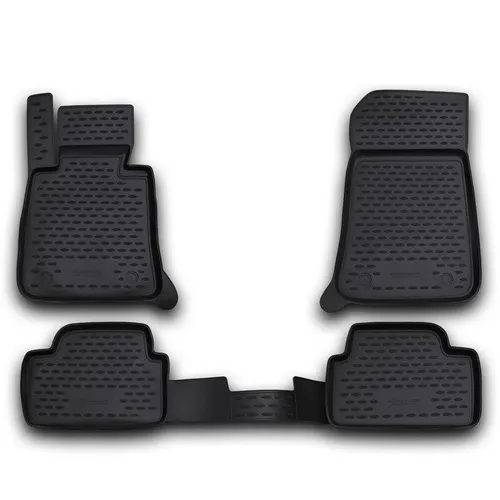 Autokoberce BMW 1er E81 3 Türer Gummimatten Bodenmatten Kofferraummatte