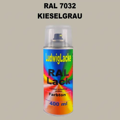 Kieselgrau Seidenmatt Spraydose  400ml RAL 7032