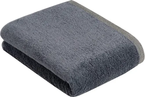 bugatti Badetuch Prato - Flauschiges Walkfrottier mit melierter Optik - Badetücher aus 100% Supersoft-Baumwolle, außergewöhnlich flauschig und hochsaugfähig. Edles Uni-Design mit feiner Logo-Bestickung und meliertem Saum für einen eleganten Look.